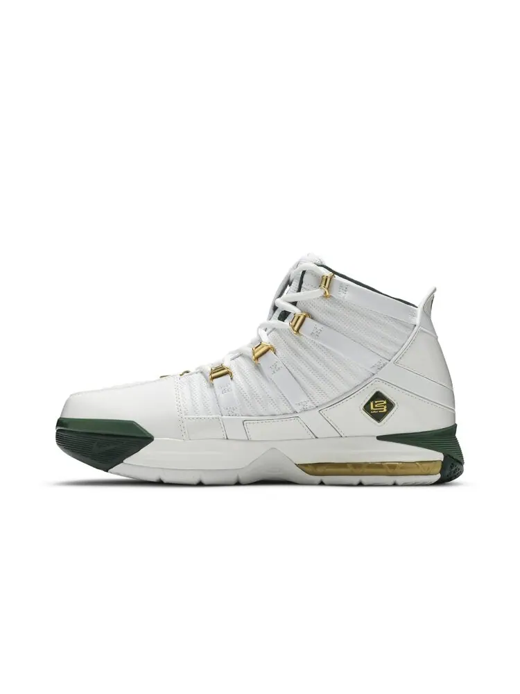 Кроссовки Nike Zoom LeBron 3 QS 'SVSM Home' — изображение 3 из 4, зеленый