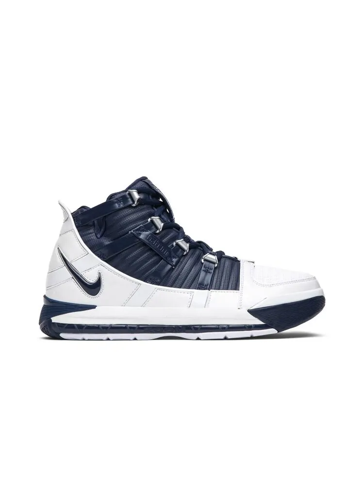 Кроссовки Nike Zoom LeBron 3 Retro 'Midnight Navy' — изображение 1 из 4, синий