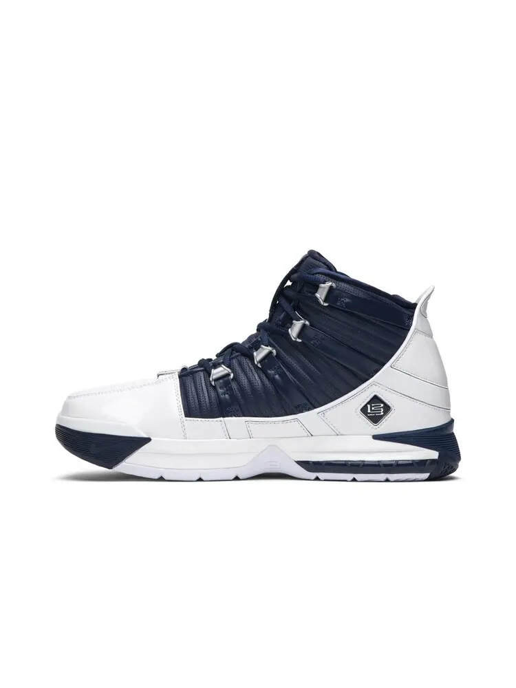 Кроссовки Nike Zoom LeBron 3 Retro 'Midnight Navy' — изображение 3 из 4, синий