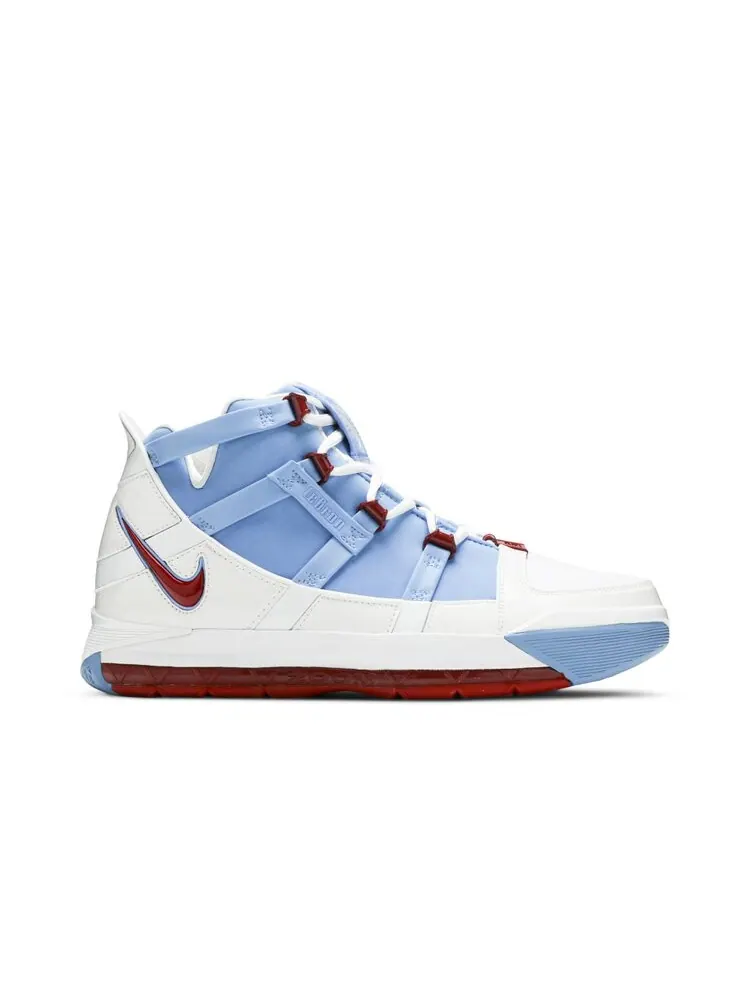 Кроссовки Nike Zoom LeBron 3 'Houston Oilers' — изображение 1 из 4, синий