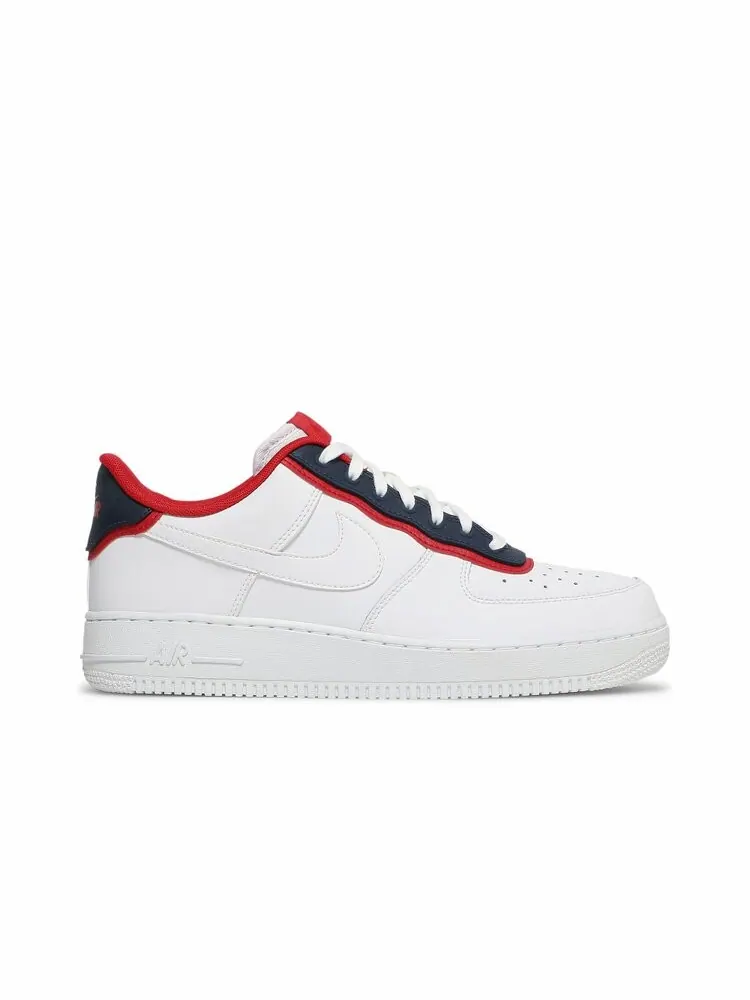 Кроссовки Nike Air Force 1 '07 LV8 'Double Layer - Obsidian Red' — изображение 1 из 4, белый