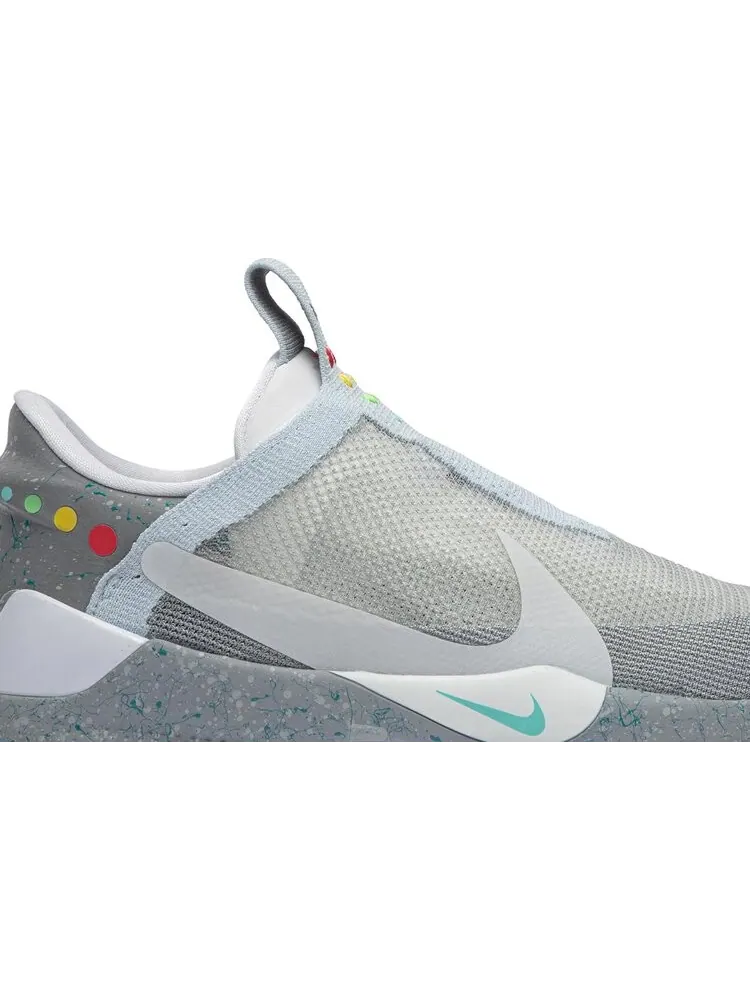 Кроссовки Nike Adapt BB 'Nike Mag' — изображение 2 из 8, серый