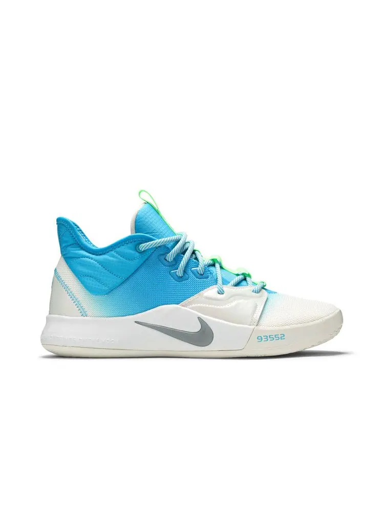 Кроссовки Nike PG 3 EP 'Lure' — изображение 2 из 9, платиновый/светлый синий