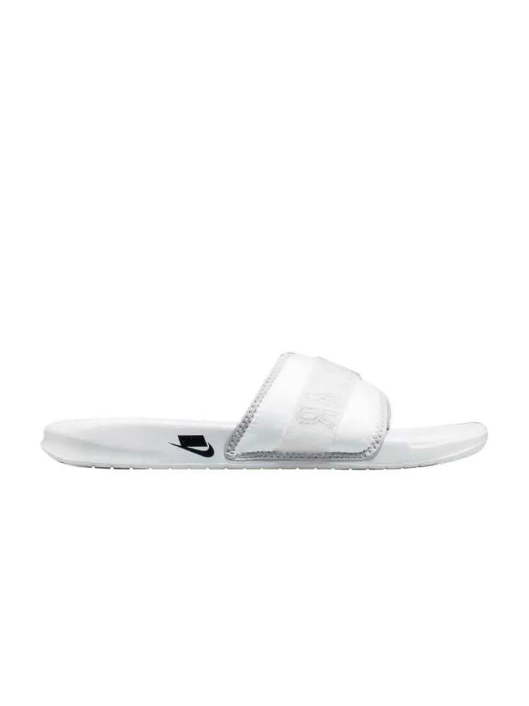 Сандалии Nike Benassi JDI Tivek 'White' — изображение 1 из 1, белый/серый/черный/белый