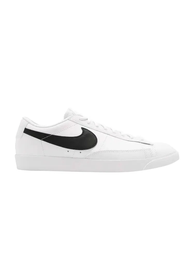 Кроссовки Nike Blazer Low Leather 'White Black' — изображение 1 из 1, белый