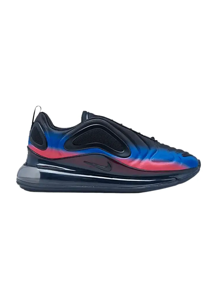 Кроссовки Nike Air Max 720 'Black Racer Blue Crimson' — изображение 1 из 1, черный/синий
