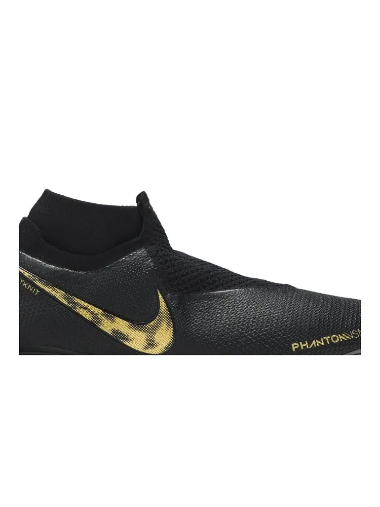 Кроссовки Nike Phantom Vision Elite DF FG 'Black Metallic Vivid Gold' — изображение 2 из 4, черный