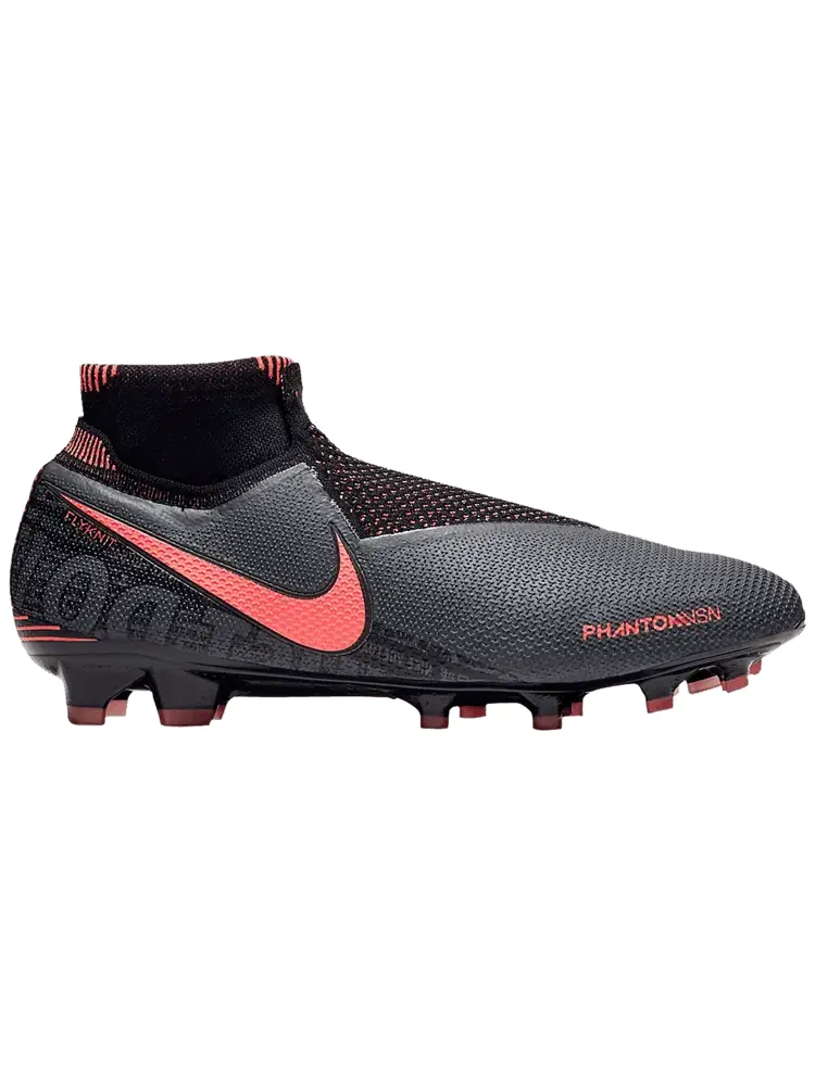 Кроссовки Nike Phantom Vision Elite DF FG 'Grey Bright Mango' — изображение 1 из 1, серый