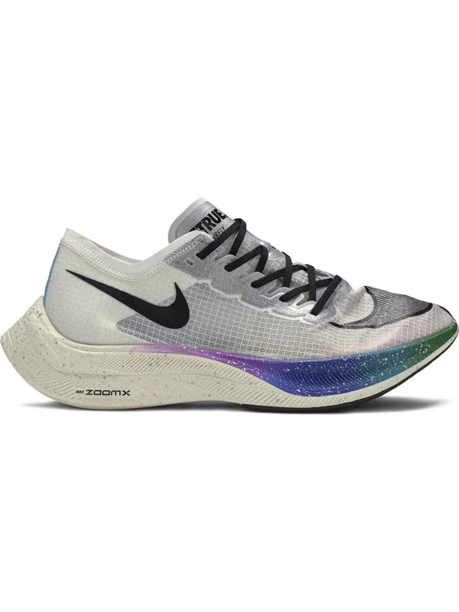 Кроссовки Nike ZoomX Vaporfly NEXT 'Be True' — изображение 1 из 4, серый/мультиколор