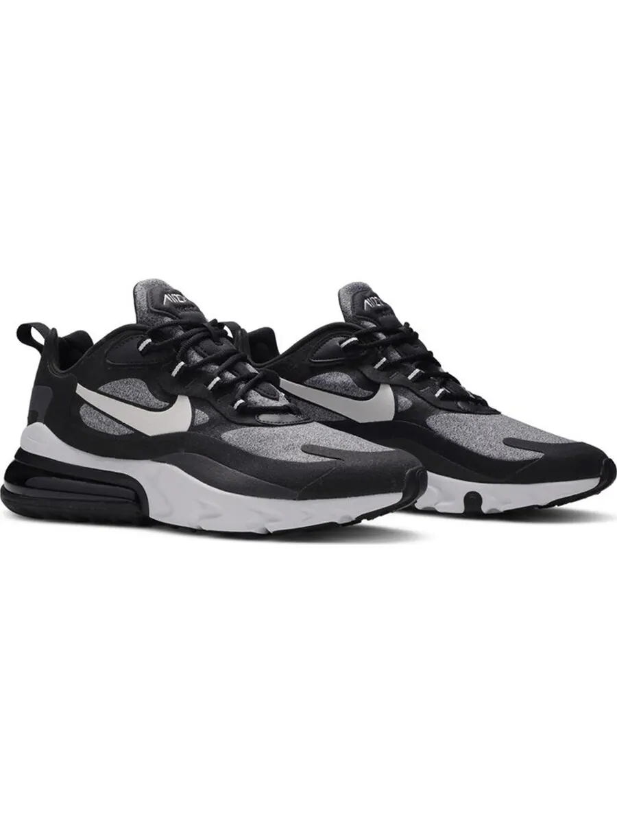 Кроссовки Nike Air Max 270 React 'Op-Art' — изображение 2 из 4, черный/серый/белый