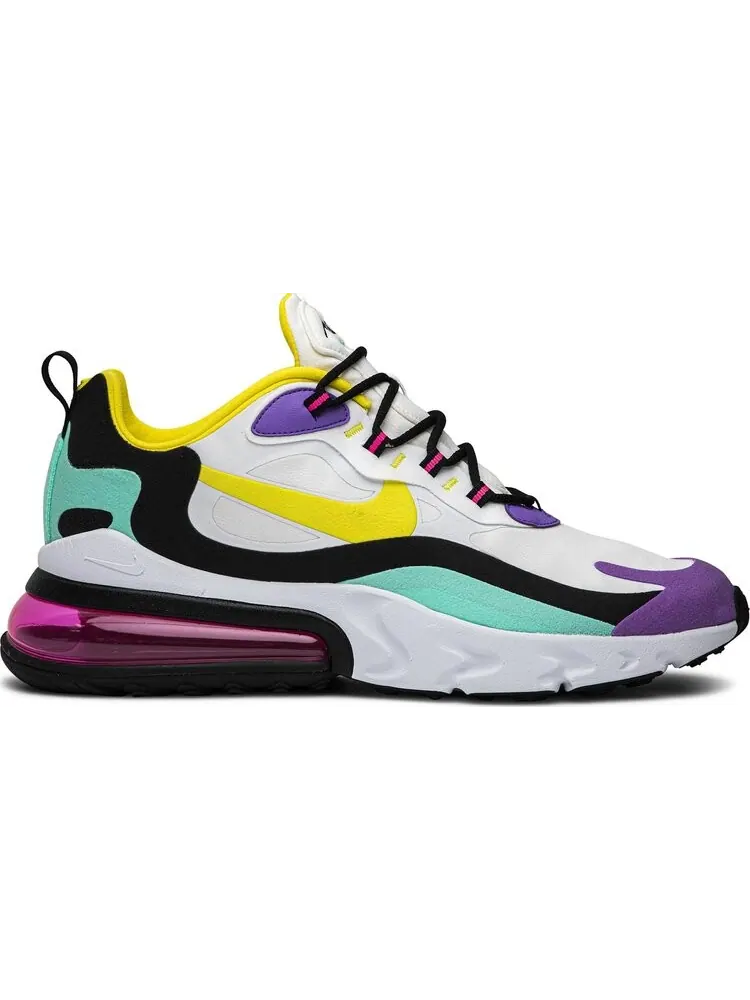 Кроссовки Nike Air Max 270 React 'Geometric Abstract' — изображение 1 из 8, фиолетовый