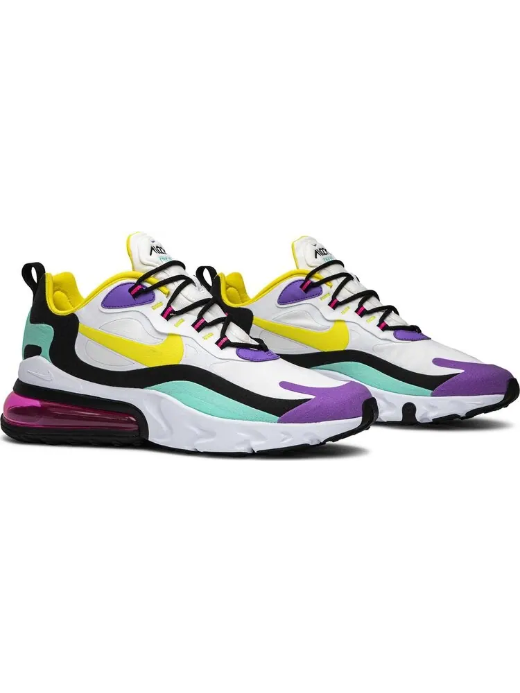 Кроссовки Nike Air Max 270 React 'Geometric Abstract' — изображение 8 из 8, фиолетовый