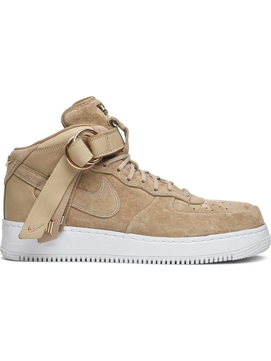 Кроссовки Nike Victor Cruz x Air Force 1 Mid — изображение 1 из 4, бежевый