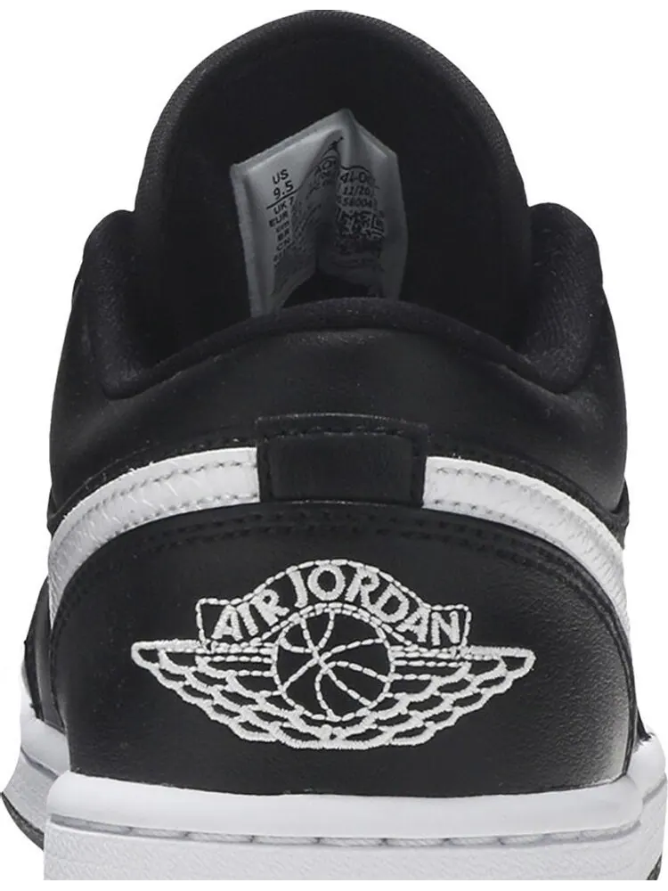 Кроссовки Wmns Air Jordan 1 Low Black — изображение 7 из 8, черный