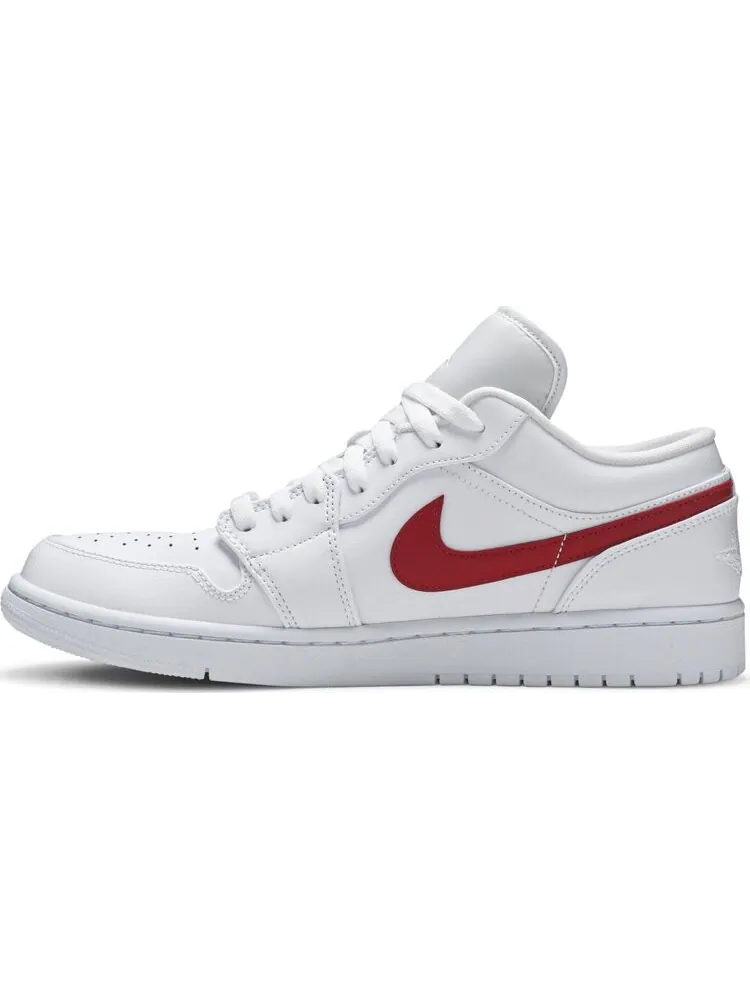 Кроссовки Wmns Air Jordan 1 Low University Red — изображение 3 из 8, белый