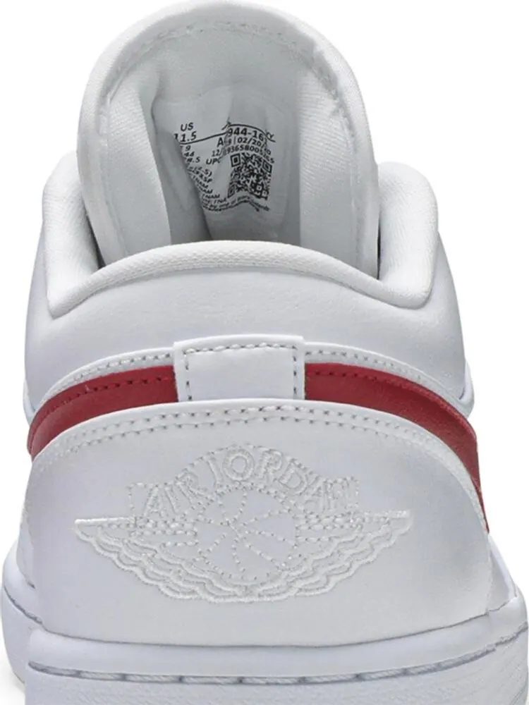 Кроссовки Wmns Air Jordan 1 Low University Red — изображение 7 из 8, белый