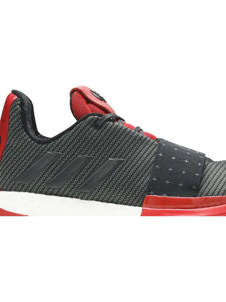 Кроссовки Adidas Harden Vol. 3 'Black Scarlet' — изображение 2 из 8, черный