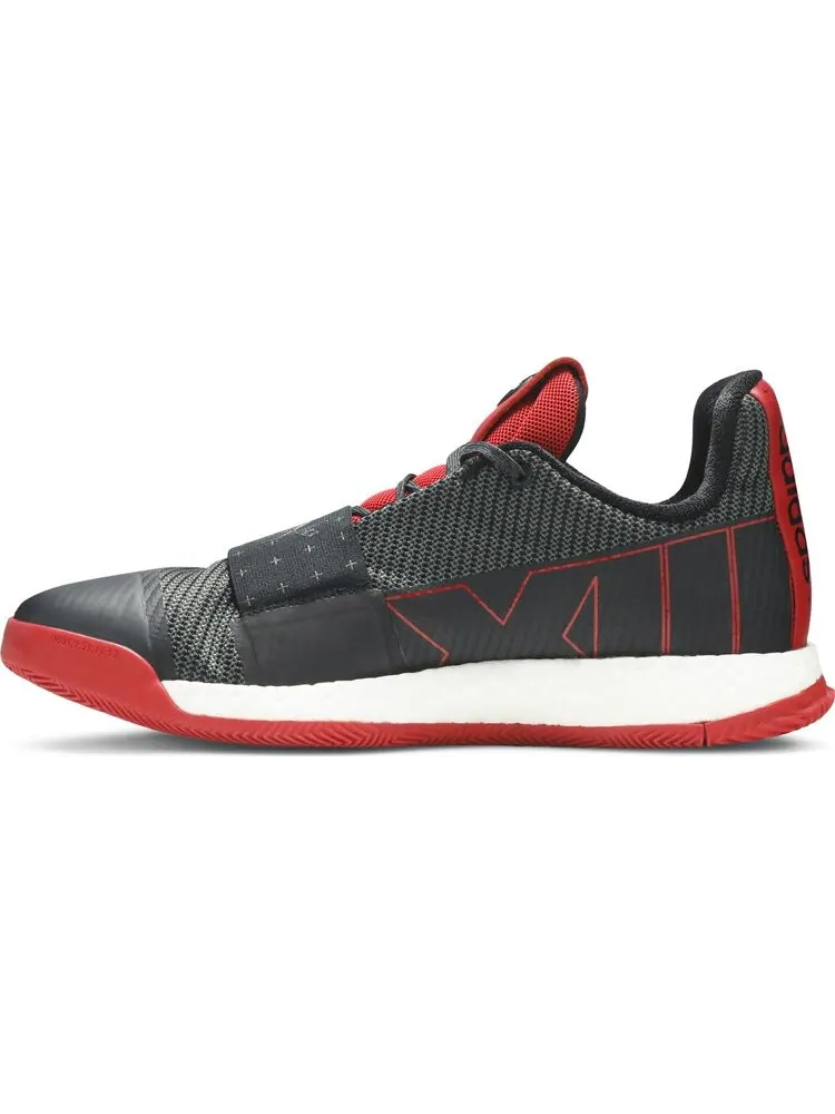 Кроссовки Adidas Harden Vol. 3 'Black Scarlet' — изображение 3 из 8, черный