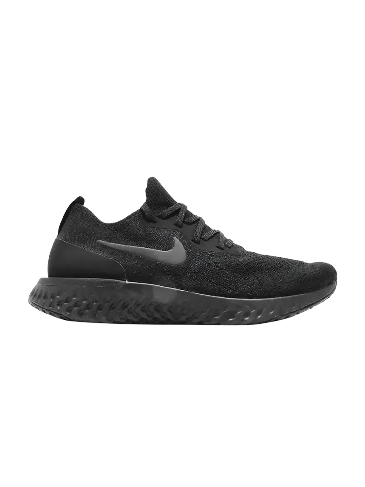 Кроссовки Nike Wmns Epic React Flyknit 'Triple Black' — изображение 1 из 1, черный