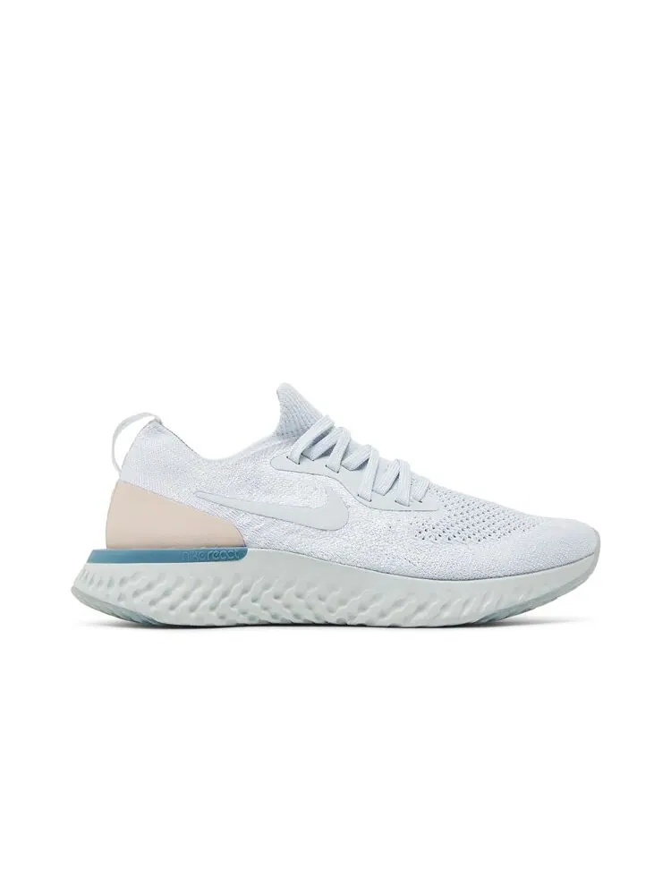 Кроссовки Nike Wmns Epic React Flyknit 'Platinum Beige' — изображение 1 из 4, белый