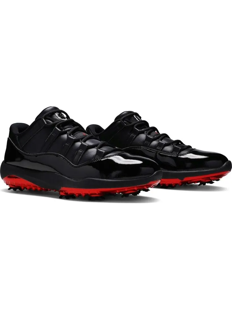 Кроссовки Air Jordan 11 Low Golf Safari Bred — изображение 8 из 8, черный