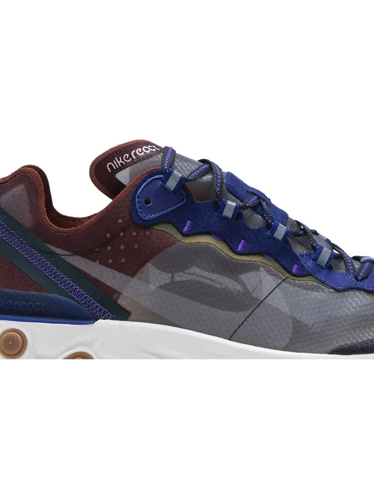 Кроссовки Nike React Element 87 'Dusty Peach' — изображение 2 из 8, коричневый