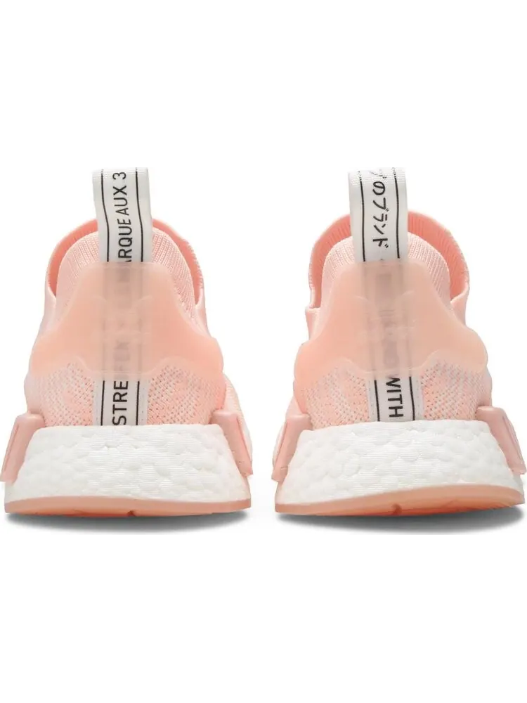 Кроссовки Adidas Wmns NMD_R1 STLT Primeknit 'Clear Orange' — изображение 6 из 8, оранжевый