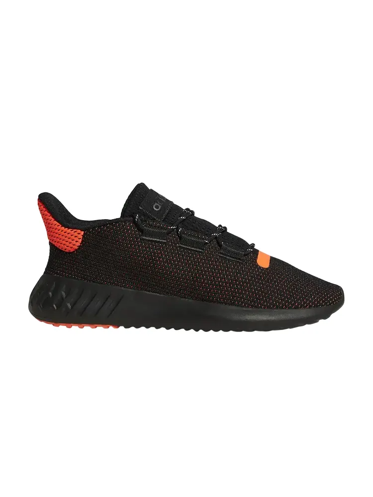 Кроссовки Adidas Tubular Dusk 'Black Solar Red' — изображение 1 из 1, черный