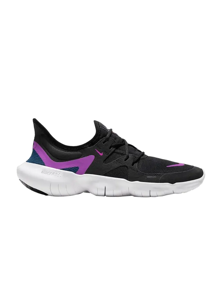 Кроссовки Nike Wmns Free RN 5.0 'Black Vivid Purple' — изображение 1 из 1, черный/синий/фиолетовый