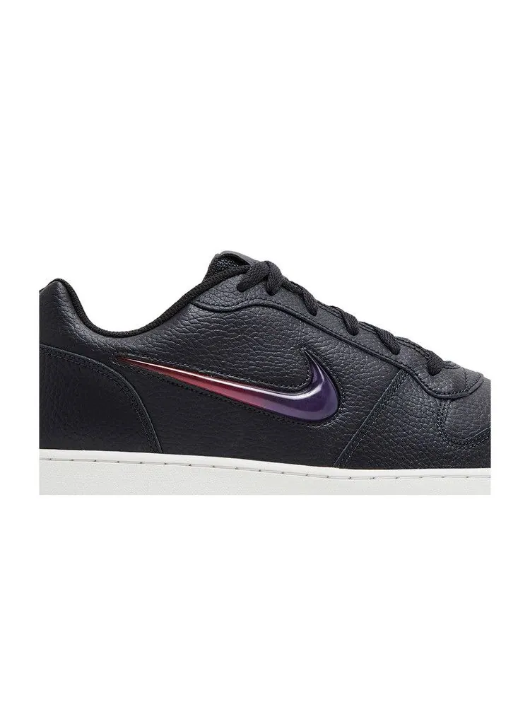 Кроссовки Nike Ebernon Low Premium 'Oil Grey' — изображение 3 из 9, серый/фиолетовый/красный
