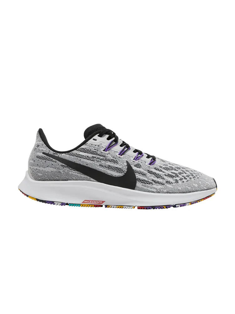Кроссовки Nike Air Zoom Pegasus 36 'White Hyper Grape' — изображение 1 из 9, белый/черный