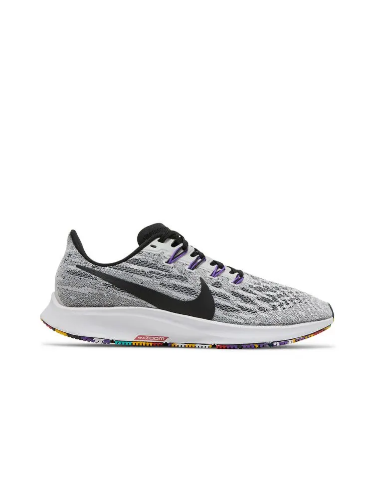 Кроссовки Nike Air Zoom Pegasus 36 'White Hyper Grape' — изображение 2 из 9, белый/черный