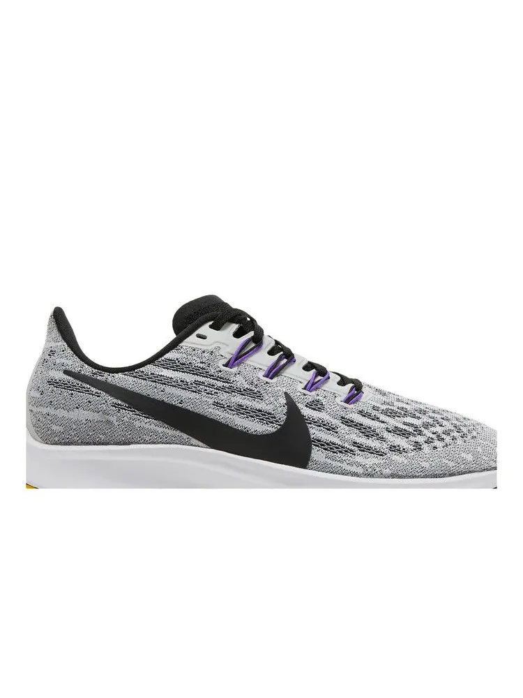Кроссовки Nike Air Zoom Pegasus 36 'White Hyper Grape' — изображение 3 из 9, белый/черный