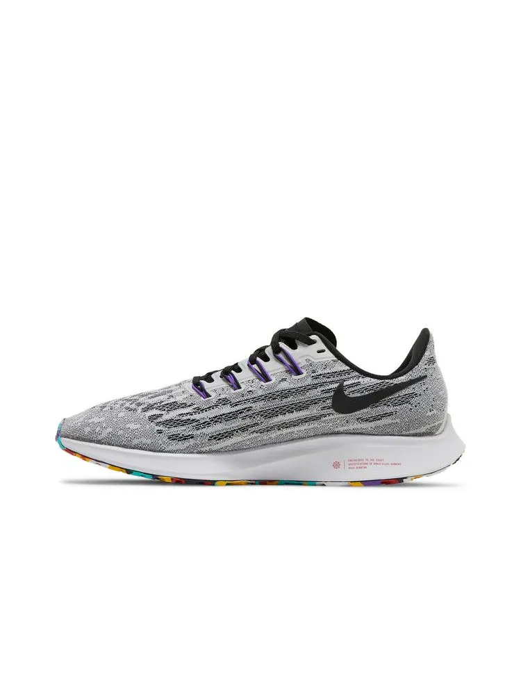 Кроссовки Nike Air Zoom Pegasus 36 'White Hyper Grape' — изображение 4 из 9, белый/черный