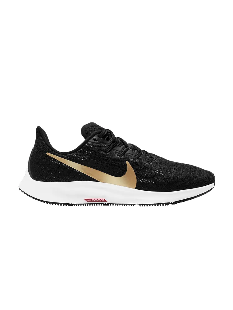 Кроссовки Nike Wmns Air Zoom Pegasus 36 'Black Metallic Gold' — изображение 1 из 1
