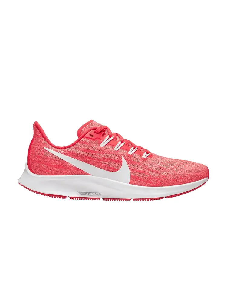 Кроссовки Nike Wmns Air Zoom Pegasus 36 'Laser Crimson Platinum Tint' — изображение 1 из 1, платиновый/красный/белый