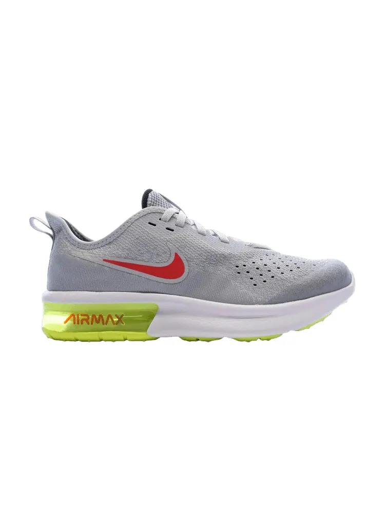 Кроссовки Air Max Sequent 4 GS 'Wolf Grey Red Orbit' — изображение 1 из 1, серый красный