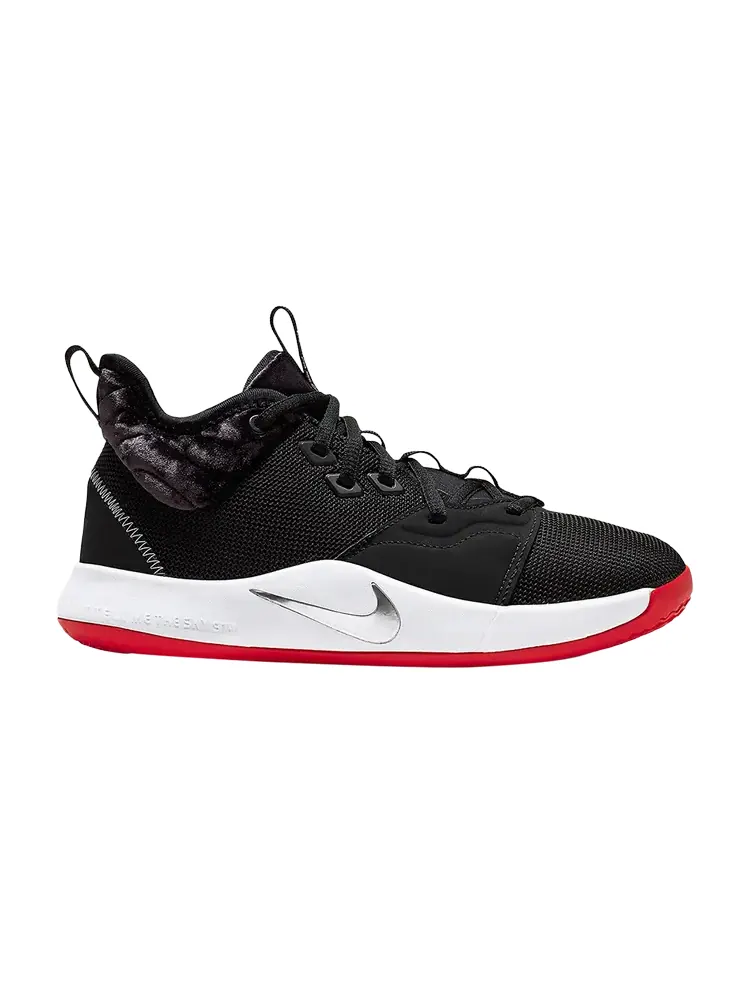 Кроссовки Nike PG 3 GS 'Black Velour' — изображение 1 из 1, черный