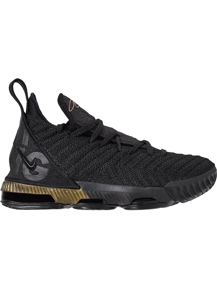 Кроссовки Nike LeBron 16 GS 'I'm King' — изображение 1 из 1, черный