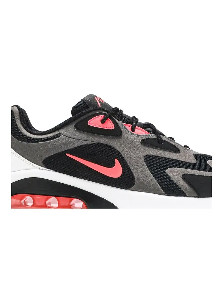 Кроссовки Nike Air Max 200 'Thunder Grey Hot Punch' — изображение 3 из 9, серый/черный/серый