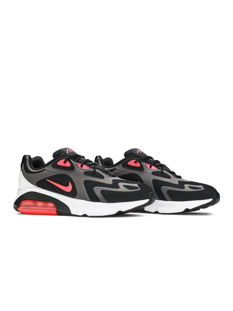 Кроссовки Nike Air Max 200 'Thunder Grey Hot Punch' — изображение 9 из 9, серый/черный/серый