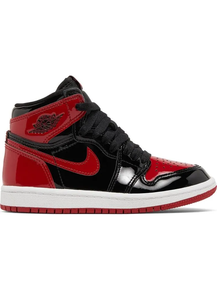 Кроссовки Air Jordan 1 Retro High OG PS Patent Bred — изображение 1 из 8, красный