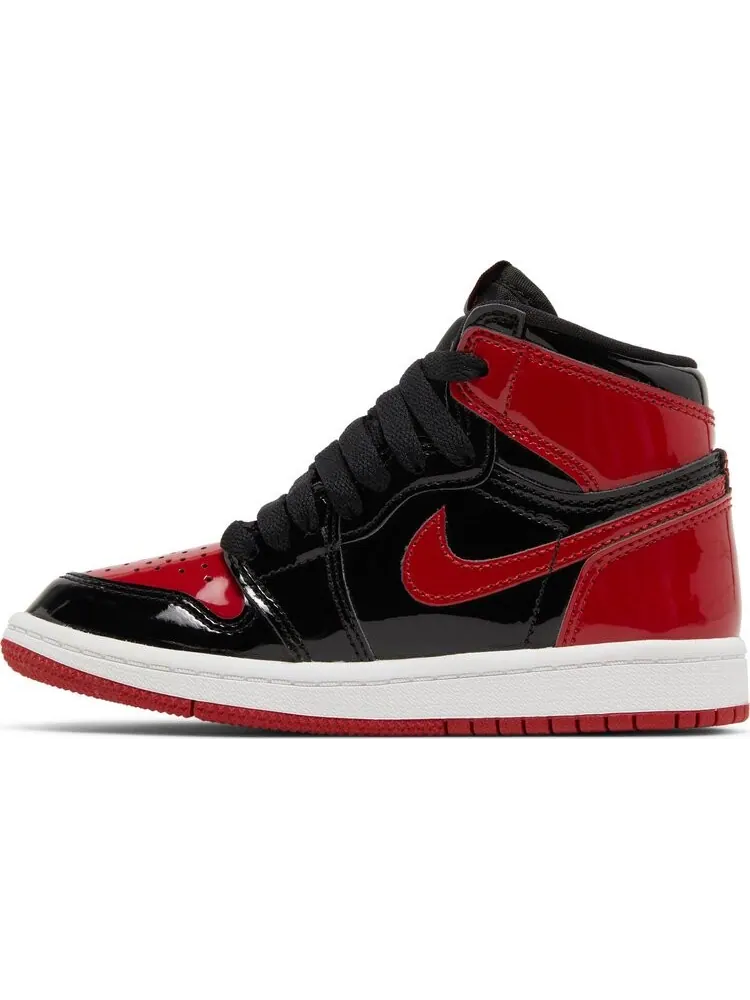 Кроссовки Air Jordan 1 Retro High OG PS Patent Bred — изображение 3 из 8, красный