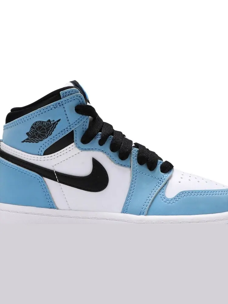 Кроссовки Air Jordan 1 Retro High OG PS University Blue — изображение 2 из 8, синий