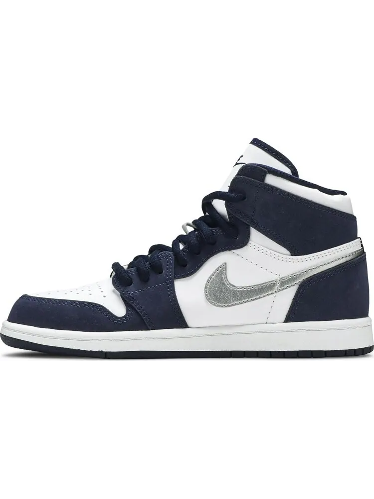 Кроссовки Air Jordan 1 Retro High co.JP PS Midnight Navy — изображение 3 из 8, синий