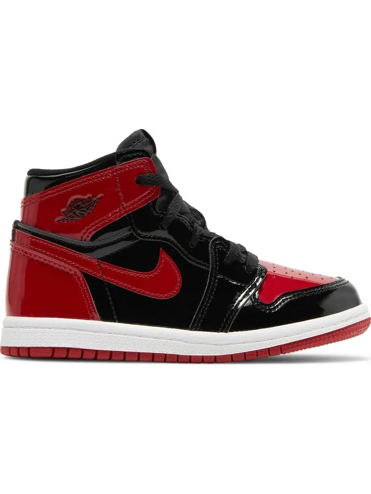 Кроссовки Air Jordan 1 Retro High OG TD Patent Bred — изображение 1 из 8, красный