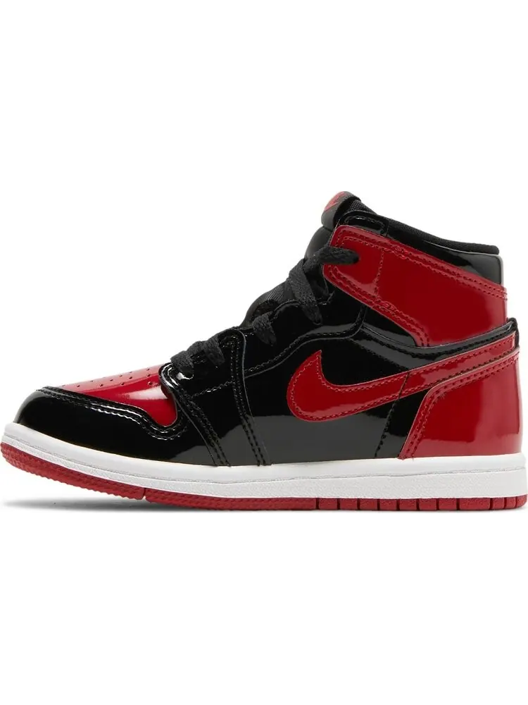 Кроссовки Air Jordan 1 Retro High OG TD Patent Bred — изображение 3 из 8, красный