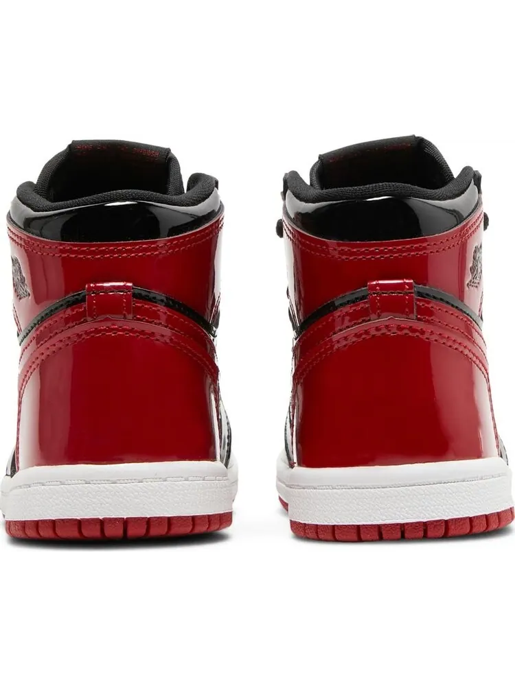 Кроссовки Air Jordan 1 Retro High OG TD Patent Bred — изображение 6 из 8, красный