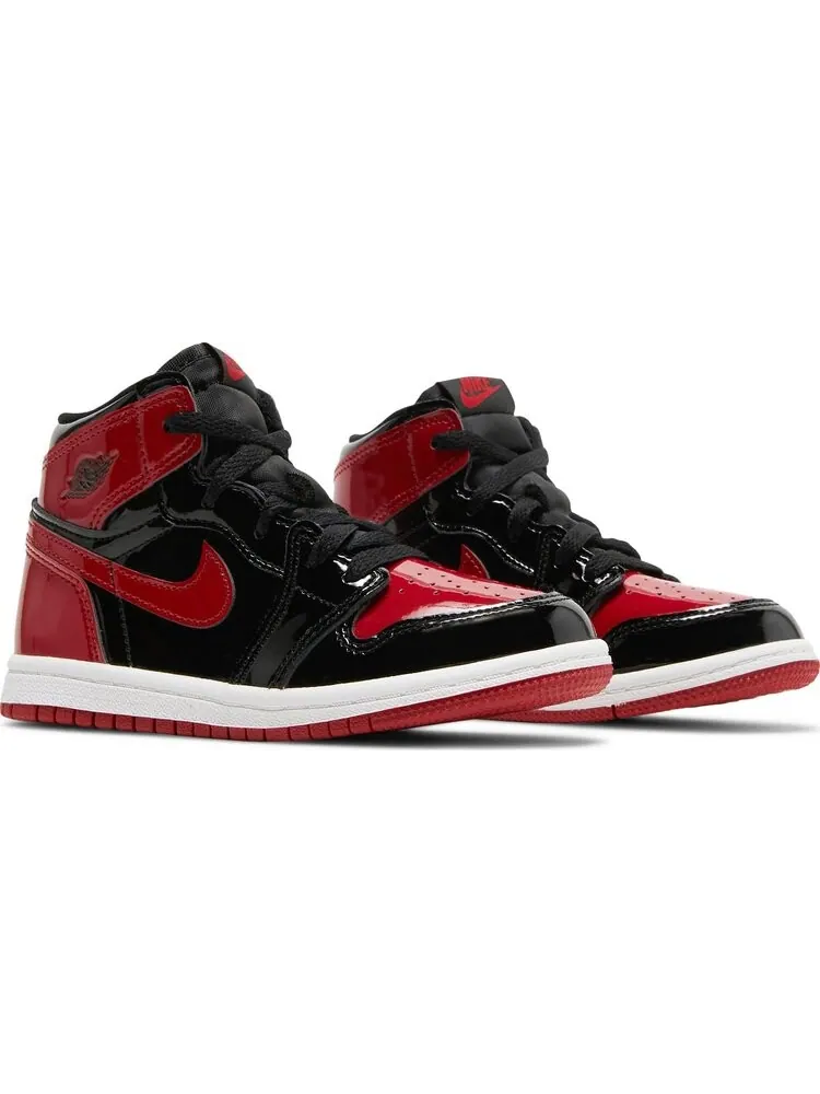 Кроссовки Air Jordan 1 Retro High OG TD Patent Bred — изображение 8 из 8, красный
