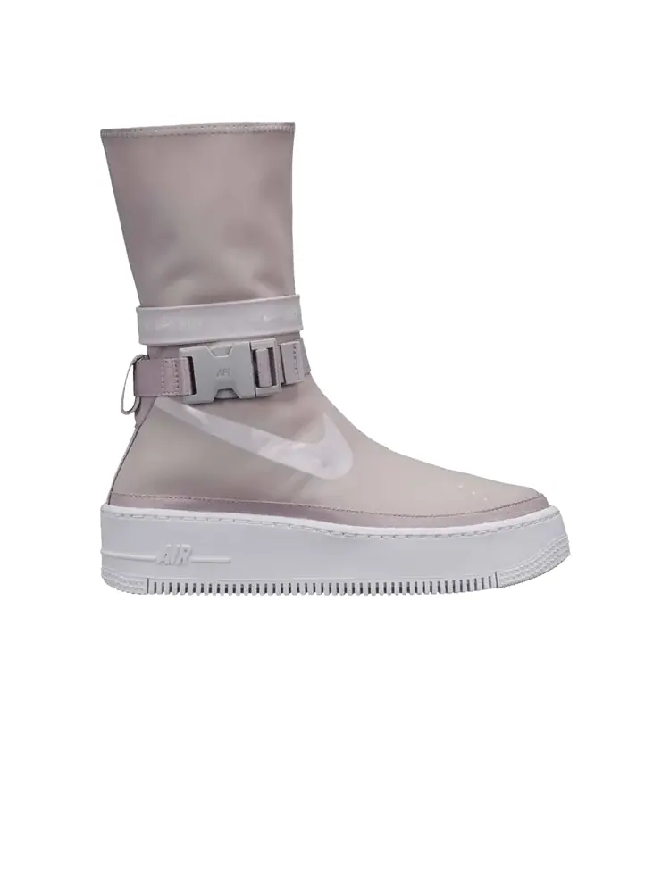 Кроссовки Nike Wmns Air Force 1 Sage High 'Violet Ash White' — изображение 1 из 1, фиолетовый/белый/серый